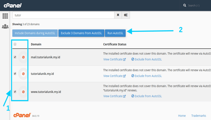 Install SSL Sertifikat